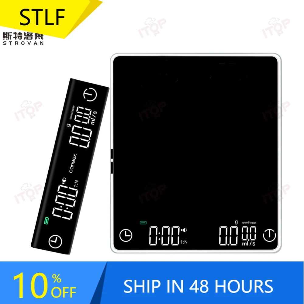 STLF JW Small Food Kitchen Split Scale Electronic 3kg 0.1g Coffee Kitchen Scale Digital Coffee Scale With Timer
STLF JW Small Food Kitchen Split Scale Electronic 3kg 0.1g Coffee Kitchen Scale Digital Coffee Scale With Timer