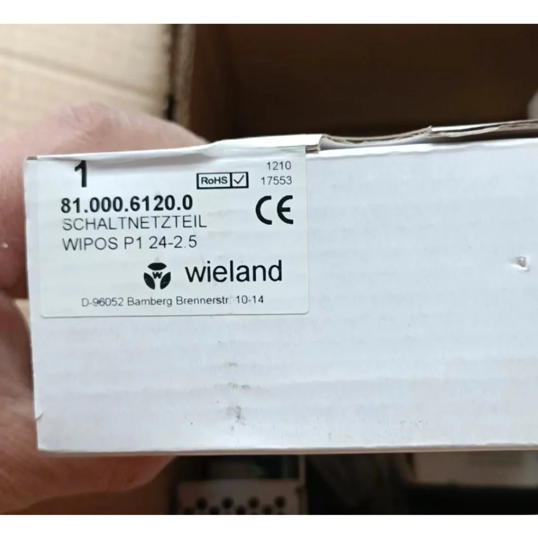 Новый импульсный источник питания WIPOS P1 24-2,5 81.000.6120.0 24V2.5A для быстрой доставки
Новый импульсный источник питания WIPOS P1 24-2,5 81.000.6120.0 24V2.5A для быстрой доставки