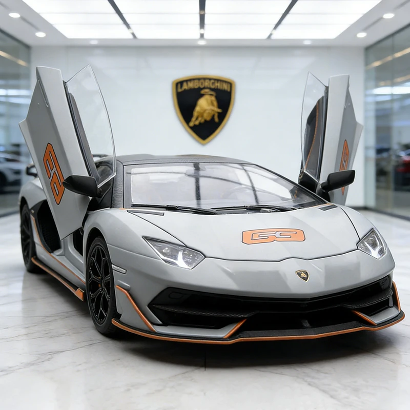 1:32 Lamborghini Aventador SVJ63 модель автомобиля из сплава, игрушечный автомобиль, литье под давлением металла, звуковой и световой автомобиль, игрушки для детей, автомобиль
1:32 Lamborghini Aventador SVJ63 модель автомобиля из сплава, игрушечный автомобиль, литье под давлением металла, звуковой и световой автомобиль, игрушки для детей, автомобиль
