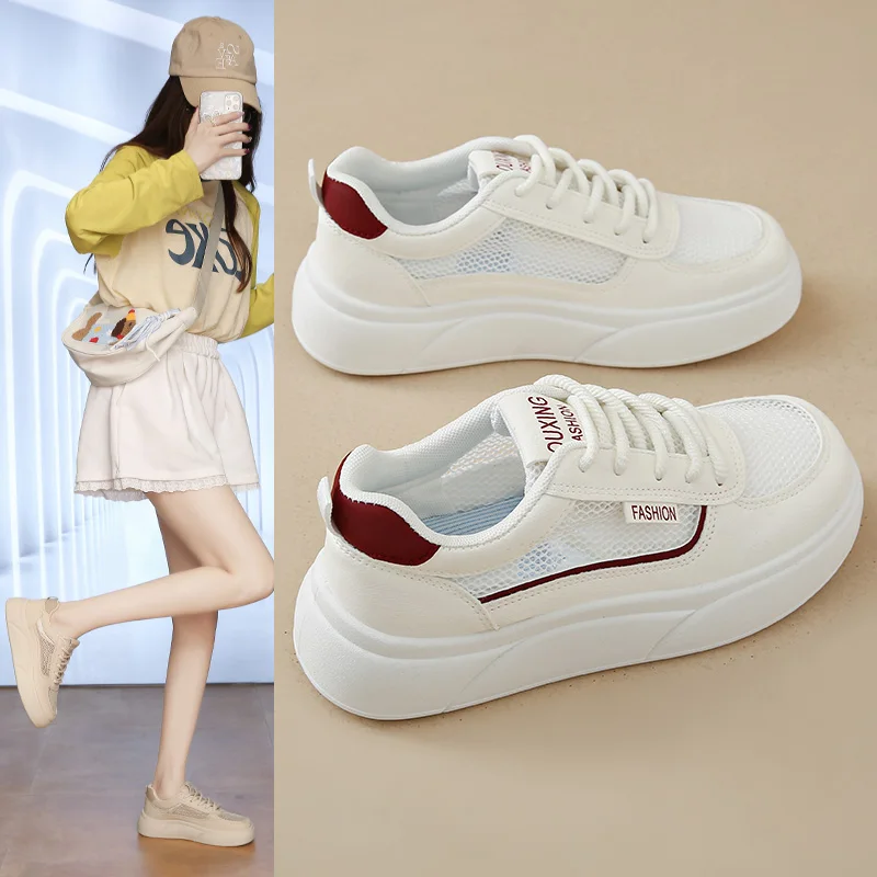 Women's Multi Color Chunky Platform Sneakers 4.5CM Heel Breathable Mesh Upper Anti Slip Wear Resistant Sole Casual Daily Shoes
Women's Multi Color Chunky Platform Sneakers 4.5CM Heel Breathable Mesh Upper Anti Slip Wear Resistant Sole Casual Daily Shoes