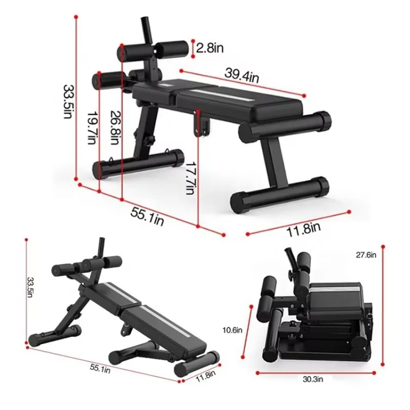 Hot Selling Adjustable Strength Training Folding Sit up Bench for Workout Home Gym
Hot Selling Adjustable Strength Training Folding Sit up Bench for Workout Home Gym