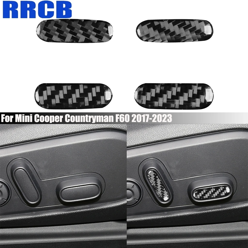 For Mini Cooper Countryman F60 2017-2023 Carbon Fiber Seat Adjustment Buttons Interior Car Accessories Cover Sticker Auto Trim
For Mini Cooper Countryman F60 2017-2023 Carbon Fiber Seat Adjustment Buttons Interior Car Accessories Cover Sticker Auto Trim