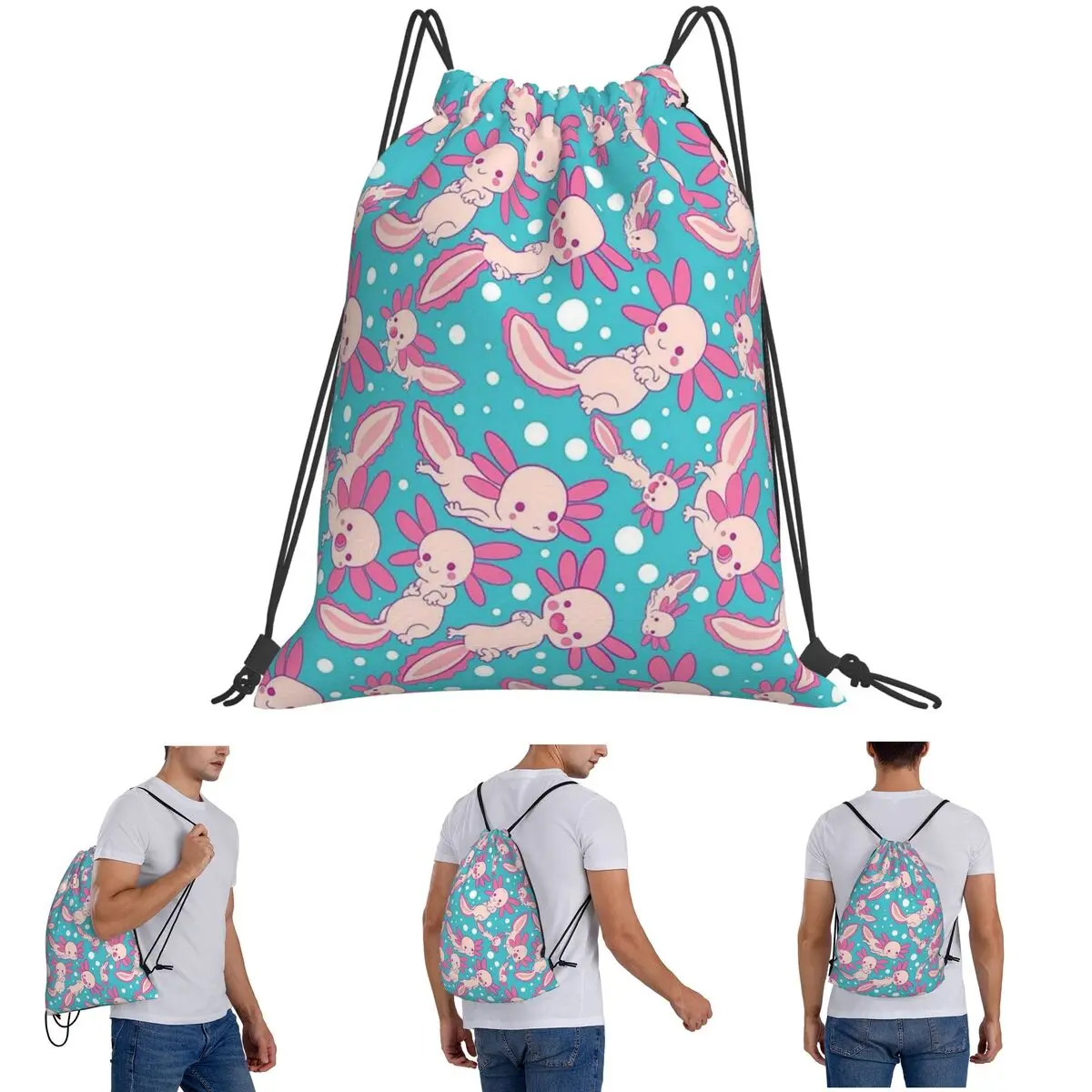 Милые рюкзаки аксолотля, модные портативные карманные спортивные сумки на шнурке, сумки для книг для школы путешествий
Милые рюкзаки аксолотля, модные портативные карманные спортивные сумки на шнурке, сумки для книг для школы путешествий