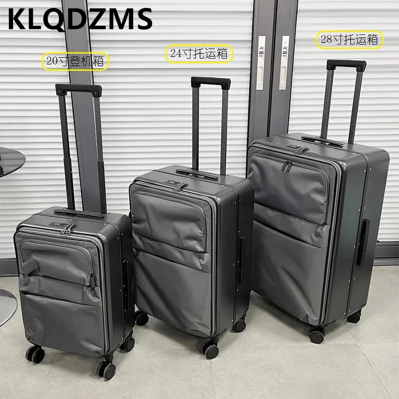 KLQDZMS 20"24"28 Inch Men's High Capacity Suitcase Business Boarding Box Women's Front Opening Trolley Case Luggage Travel Bag
KLQDZMS 20"24"28 Inch Men's High Capacity Suitcase Business Boarding Box Women's Front Opening Trolley Case Luggage Travel Bag