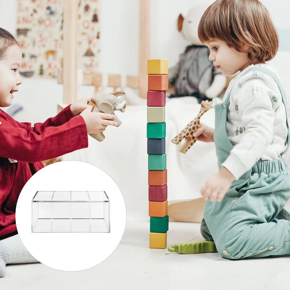 1pc Acrylic Storage Box 4-Compartment Organizer For Coffee Capsules Tea Bags Clear Gift Display Case Home Storage Container
1pc Acrylic Storage Box 4-Compartment Organizer For Coffee Capsules Tea Bags Clear Gift Display Case Home Storage Container