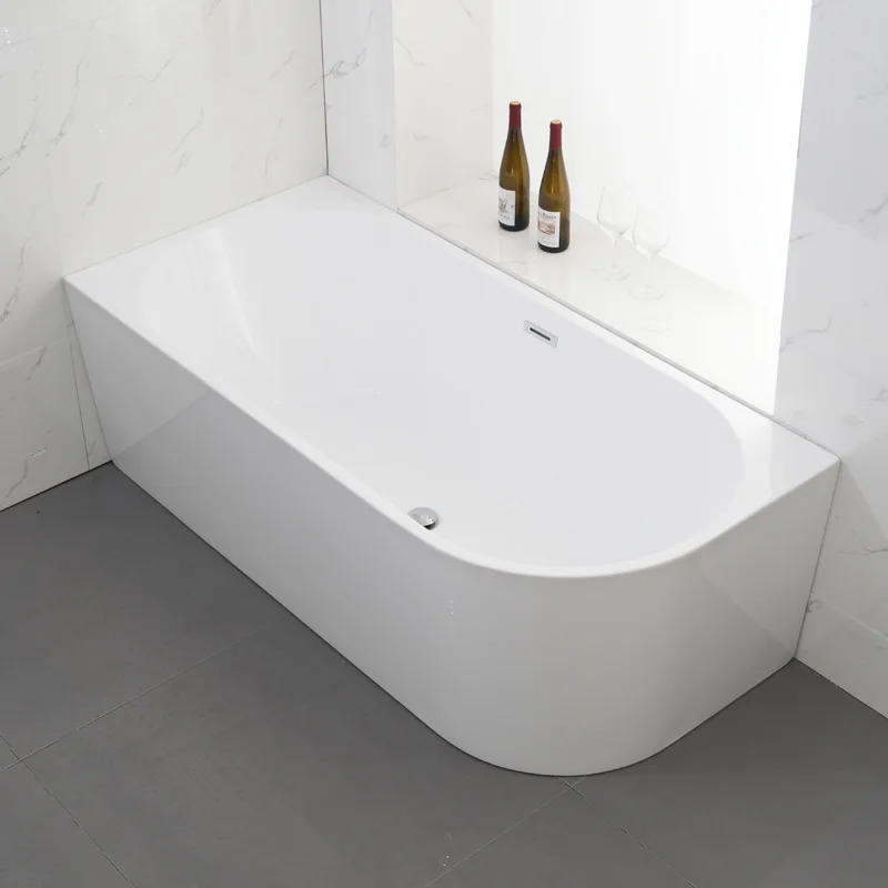HYS acrylic freestanding rectangular bathtub high-quality deepened bathtub for home use
HYS acrylic freestanding rectangular bathtub high-quality deepened bathtub for home use