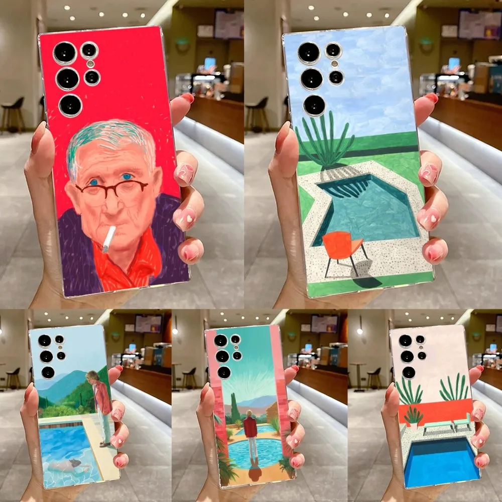 David Hockney art painting Phone Case For Samsung Galaxy A71,70,52,51,40,31,A50,30S,21S,Note20ultra Transparent Cover
David Hockney art painting Phone Case For Samsung Galaxy A71,70,52,51,40,31,A50,30S,21S,Note20ultra Transparent Cover