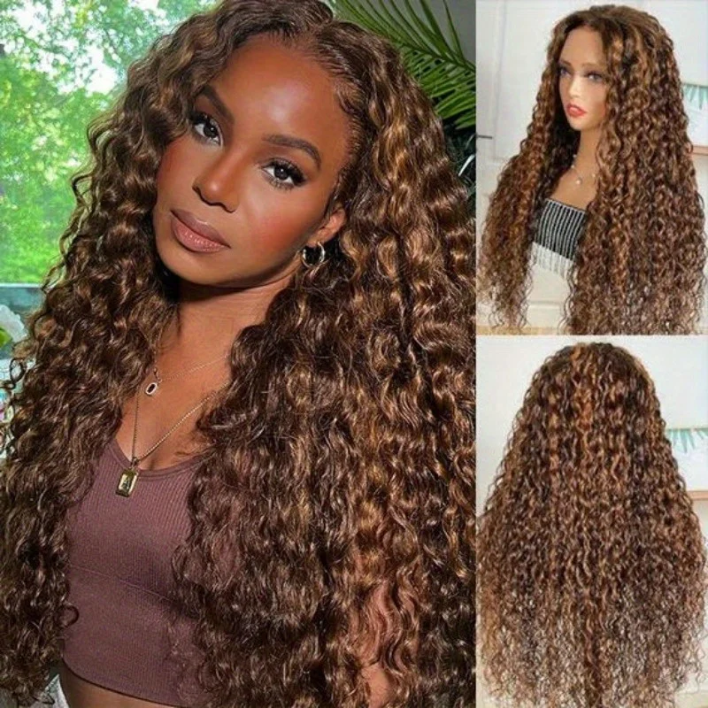 Highlight Ombre Deep Wave Lace Front Wigs Human Hair 13x4 Honey Blonde Curly HD Transparent Frontal Wigs180 Density P4/27
Highlight Ombre Deep Wave Lace Front Wigs Human Hair 13x4 Honey Blonde Curly HD Transparent Frontal Wigs180 Density P4/27