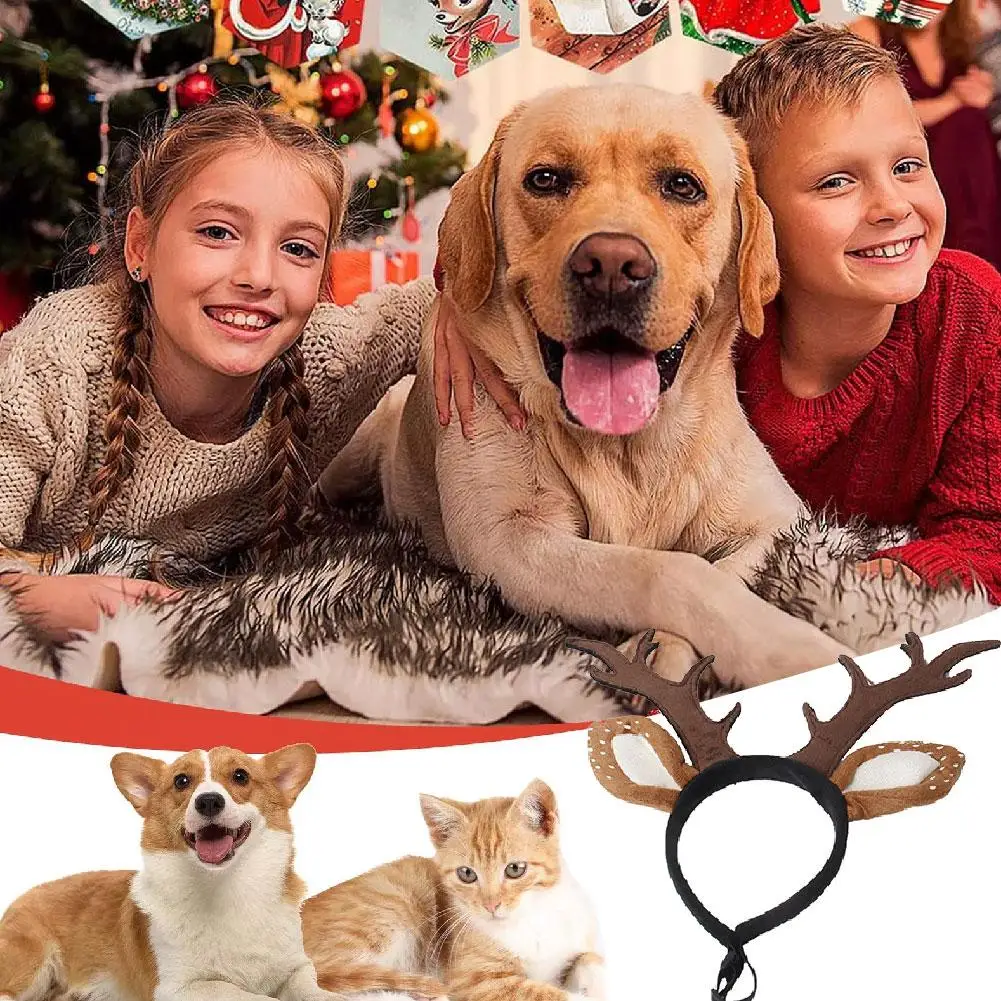Christmas Pet Supplies Elk Reindeer Antlers Headband Christmas Costume Cute Dog Pet Santa Cool Headwear Accessories V6F6
Christmas Pet Supplies Elk Reindeer Antlers Headband Christmas Costume Cute Dog Pet Santa Cool Headwear Accessories V6F6