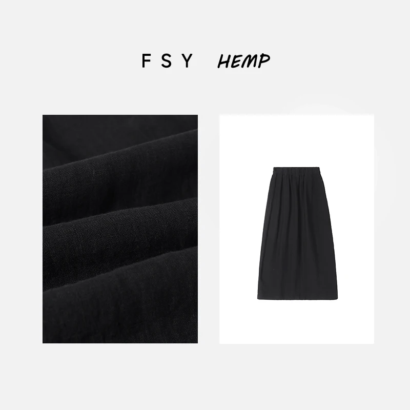 High Waist Midi Skirt Women's Retro Hemp Fabric Breathable Comfortable A-Line Skirt Summer 2025 Faion Casual Wear
High Waist Midi Skirt Women's Retro Hemp Fabric Breathable Comfortable A-Line Skirt Summer 2025 Faion Casual Wear