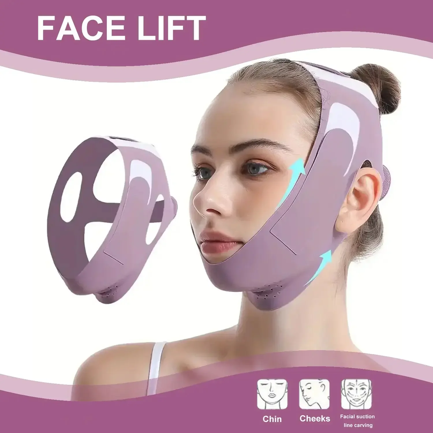 Summer V-Shaped Face Lifting Belt, Neck Lifting Jawline Sculpting Trainer, Face Firming Shaping Tool
Summer V-Shaped Face Lifting Belt, Neck Lifting Jawline Sculpting Trainer, Face Firming Shaping Tool