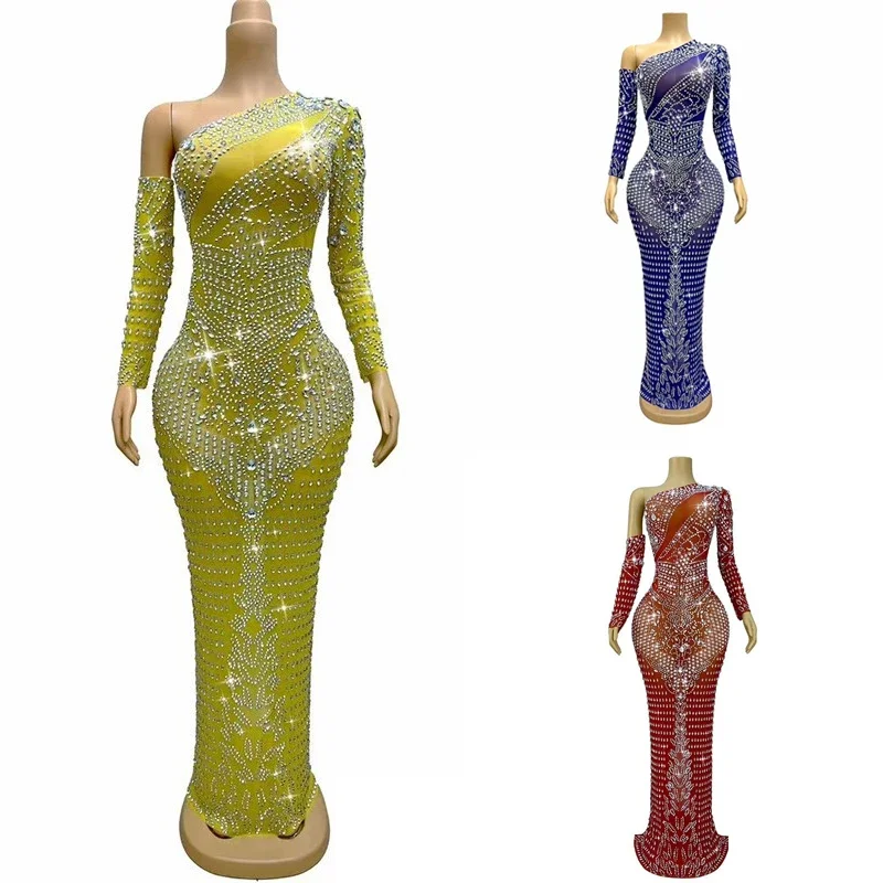 Rhinestones Evening Gown Women Party Festival Outfit Bar Ds Dj Gogo Costume Stage Catwalk Dresses
Rhinestones Evening Gown Women Party Festival Outfit Bar Ds Dj Gogo Costume Stage Catwalk Dresses