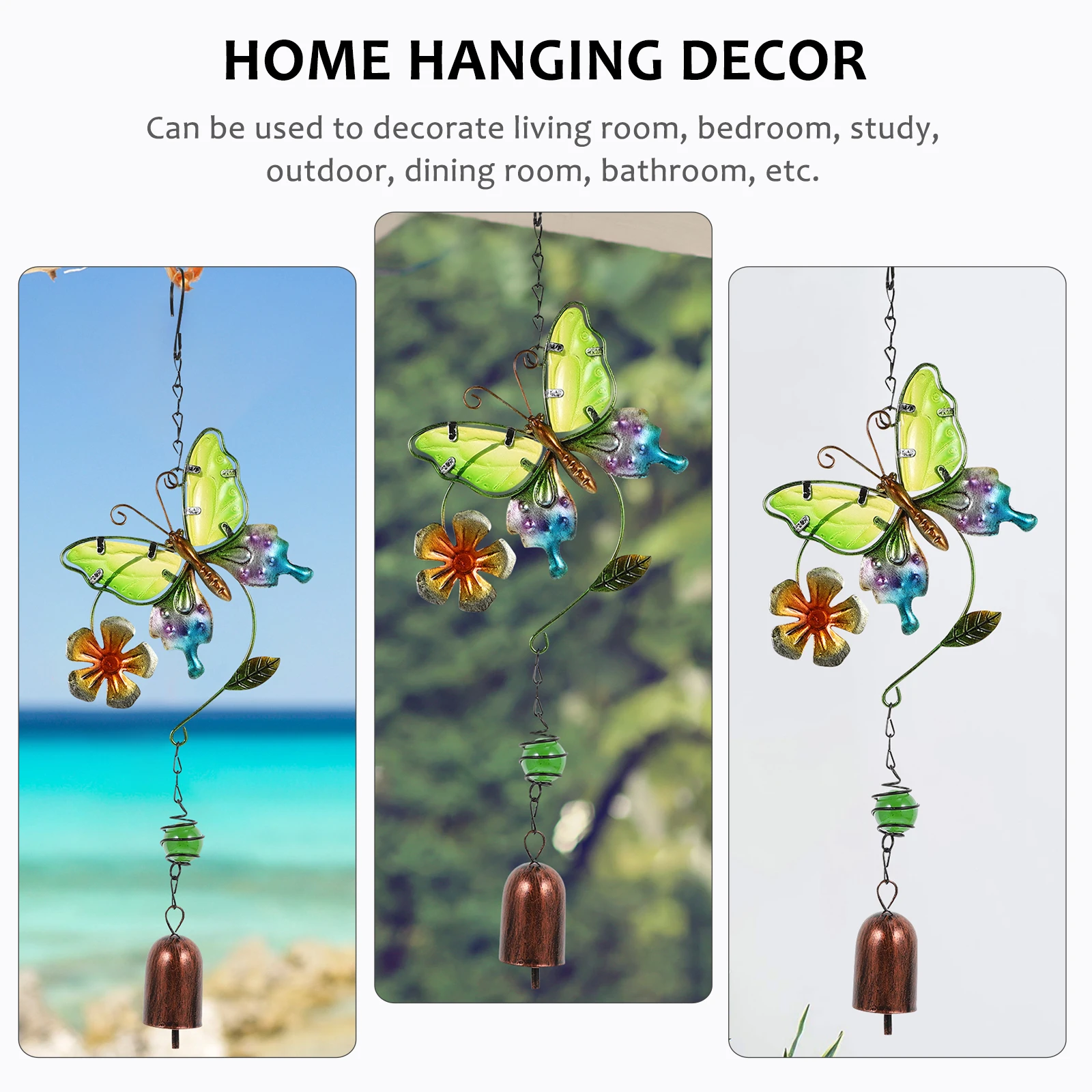 Metal Wind Chime Ornament Chimes for outside Vintage Home Decor Yard Decorative Wind-bell Window Wrought Iron
Metal Wind Chime Ornament Chimes for outside Vintage Home Decor Yard Decorative Wind-bell Window Wrought Iron