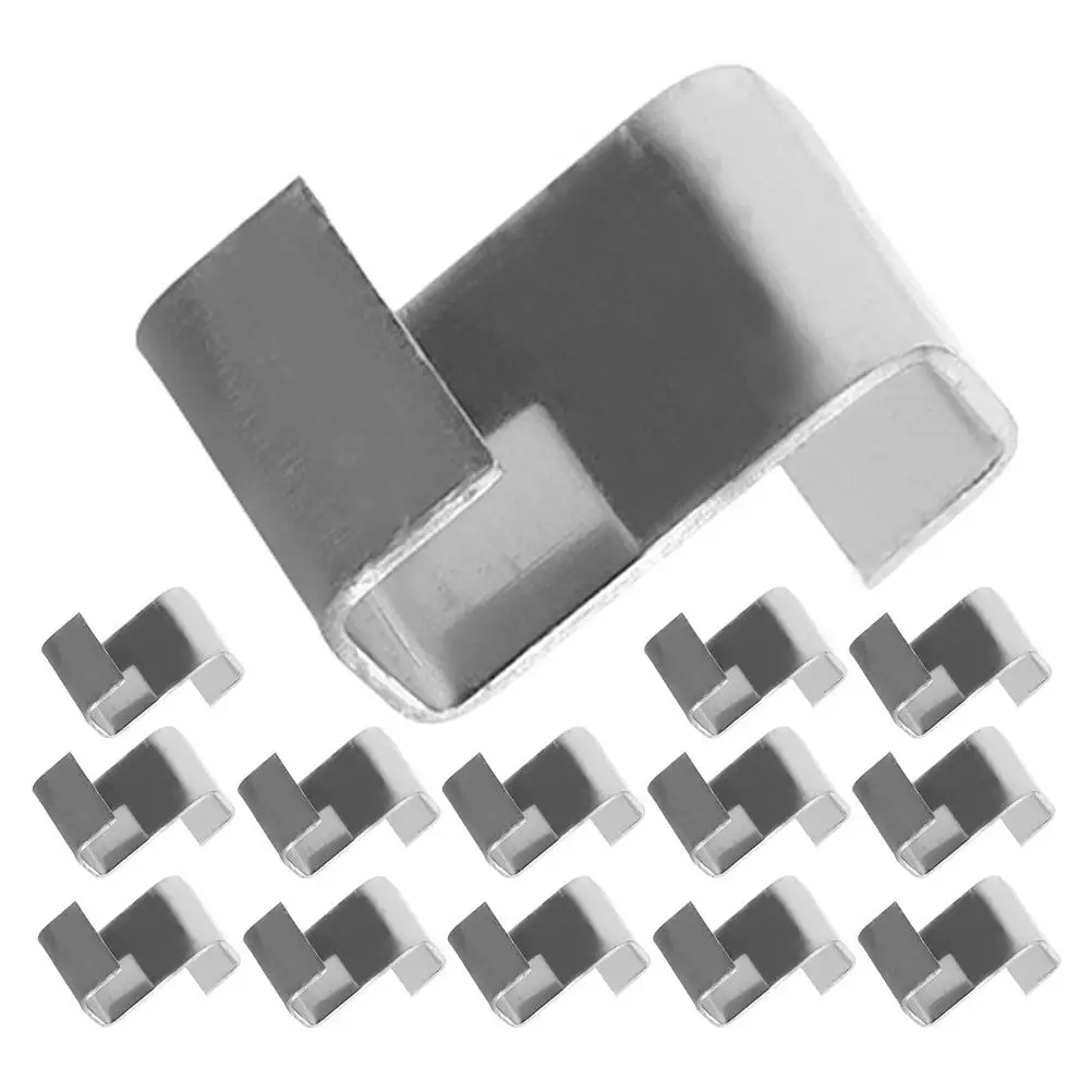 25 Pcs Plate Fixing Clips Stainless Steel Greenhouse Clamps Durable Reusable Fixed Vine Greenhouse Clamp Garden Tool
25 Pcs Plate Fixing Clips Stainless Steel Greenhouse Clamps Durable Reusable Fixed Vine Greenhouse Clamp Garden Tool