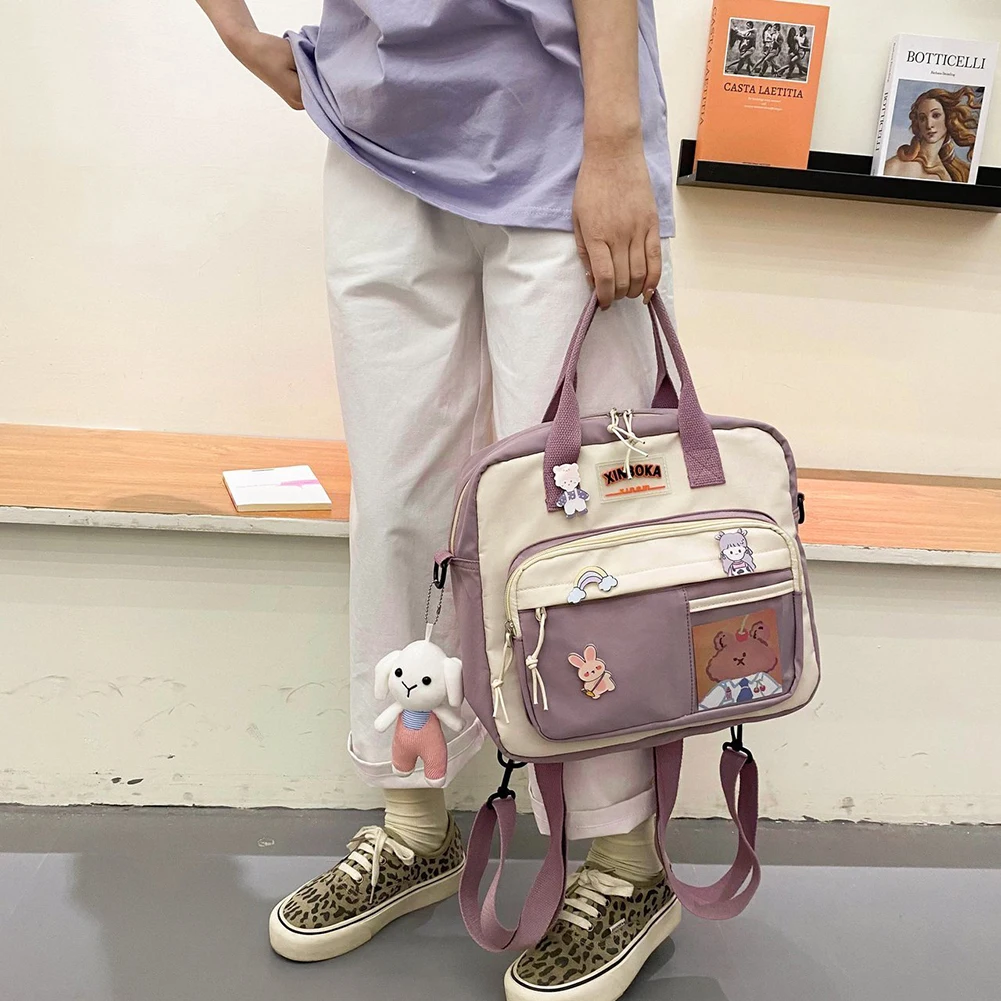 Kawaii Shoulder Backpack for Teens Girls Korean Japanese Style Students Schoolbag W/ Badges Messenger Tote Bags Travel Rucksack
Kawaii Shoulder Backpack for Teens Girls Korean Japanese Style Students Schoolbag W/ Badges Messenger Tote Bags Travel Rucksack