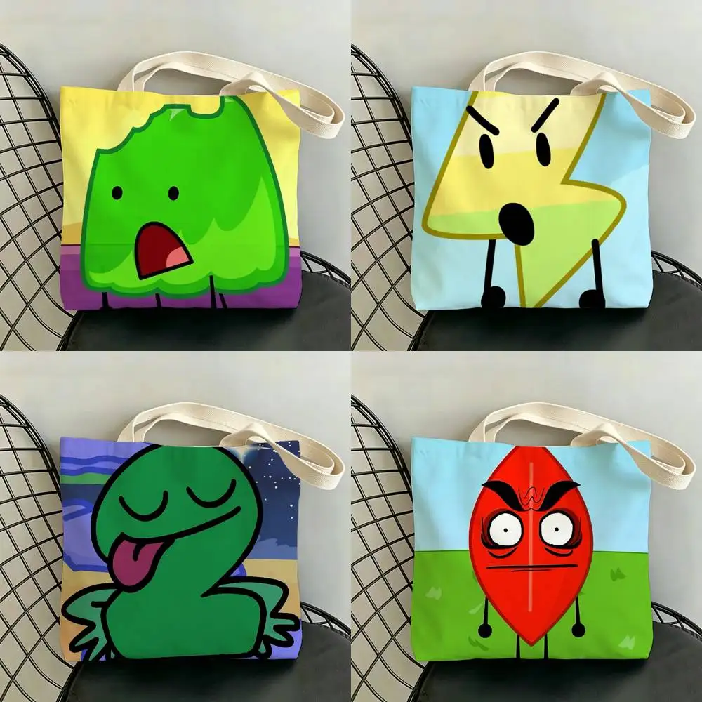 B-Battle for Dream I-Island BFDI Storage Bags Double-Sided Print Large Tote Bag Durable Beach Picnic Foldable Gift Eco
B-Battle for Dream I-Island BFDI Storage Bags Double-Sided Print Large Tote Bag Durable Beach Picnic Foldable Gift Eco