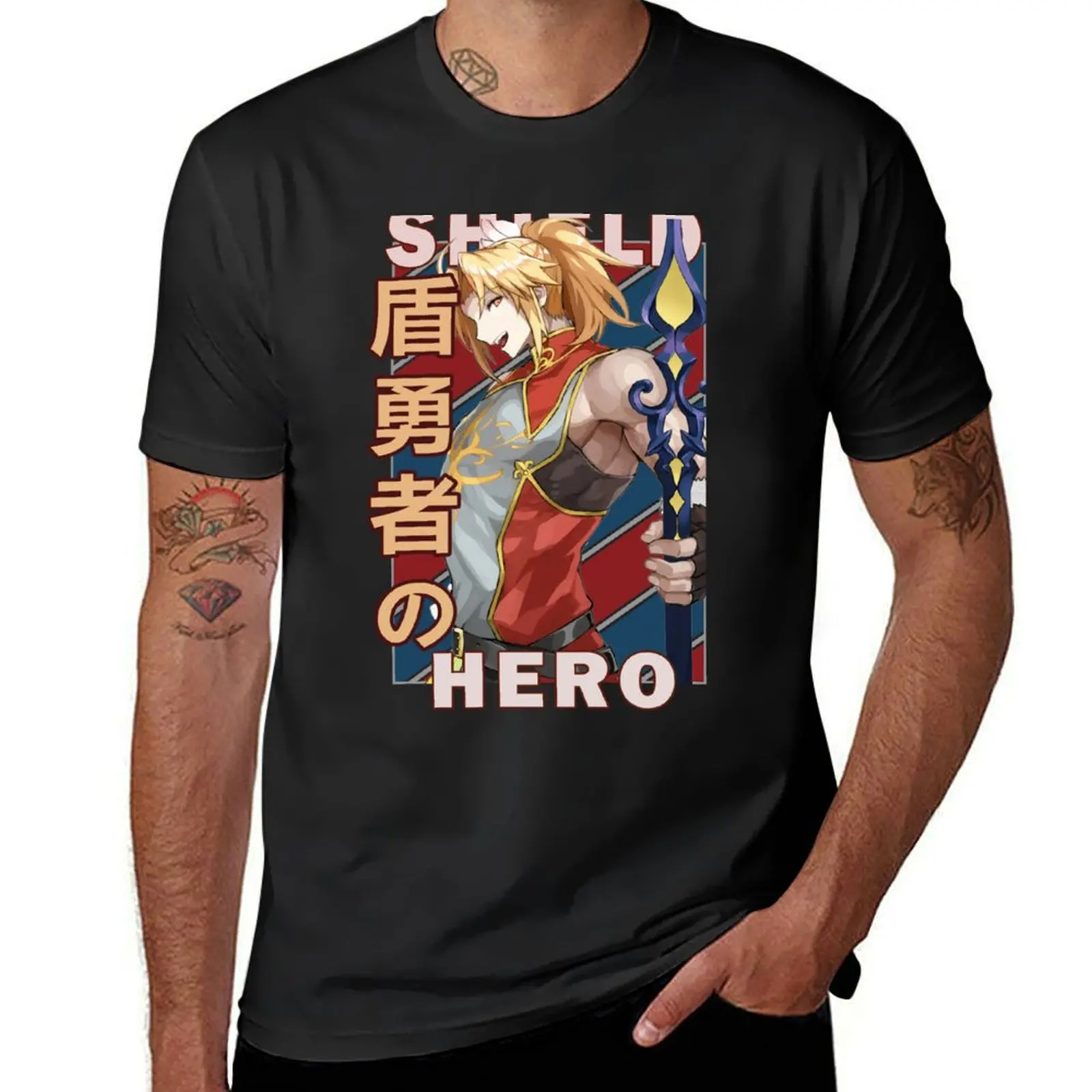 Motoyasu Kitamura Spear Hero Vintage Stripe Design T-Shirt quick-drying Blouse blacks oversizeds men graphic t shirts
Motoyasu Kitamura Spear Hero Vintage Stripe Design T-Shirt quick-drying Blouse blacks oversizeds men graphic t shirts