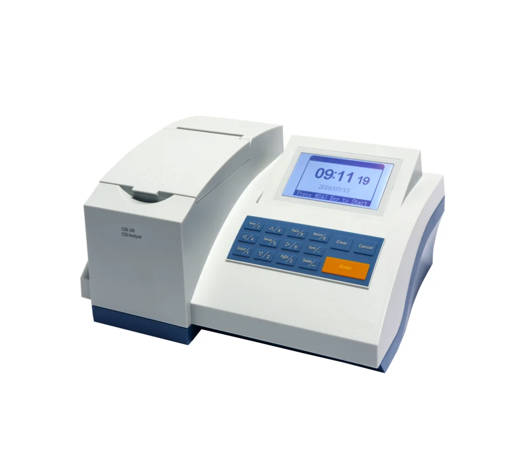 Анализатор качества воды COD-100 с 2-точечной калибровкой, лабораторный измеритель COD
Анализатор качества воды COD-100 с 2-точечной калибровкой, лабораторный измеритель COD