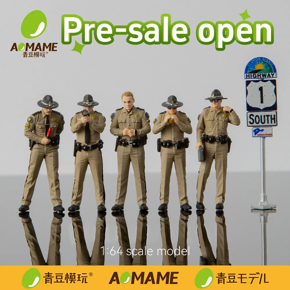PreSale Kicarmod 1/64 Florida Highway Patrol Police Resin Figures Set, 3D Printed American Street Scene Miniature Model Kit
PreSale Kicarmod 1/64 Florida Highway Patrol Police Resin Figures Set, 3D Printed American Street Scene Miniature Model Kit
