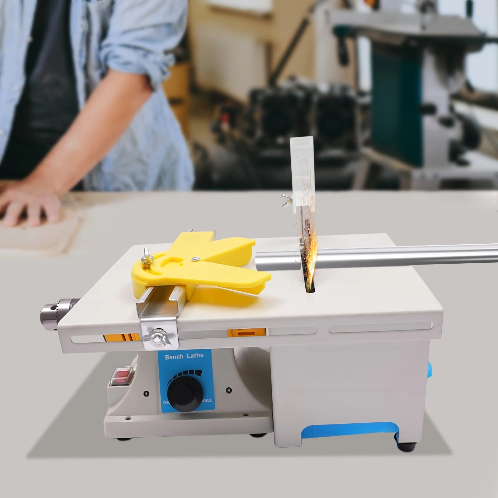 Mini Table Rock Saw Gem Polishing Grinding Machine 750W Benchtop Gem with 6-In Jade Saw Blade Woodworking Carving Lathe Cutting
Mini Table Rock Saw Gem Polishing Grinding Machine 750W Benchtop Gem with 6-In Jade Saw Blade Woodworking Carving Lathe Cutting