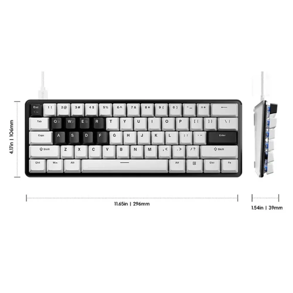 Pulsar PCMK 3 HE 60 Mechanical Keyboard RGB E-Sports Gaming Accessories Wired Low Latency Gamer Keyboard Magnetic Switch Gifts
Pulsar PCMK 3 HE 60 Mechanical Keyboard RGB E-Sports Gaming Accessories Wired Low Latency Gamer Keyboard Magnetic Switch Gifts