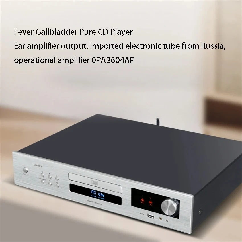 MH-D112 Fever Gallbladder CD Player HIFI Level Electronic Tube Headphone Amplifier Output Lossless Pure Player
MH-D112 Fever Gallbladder CD Player HIFI Level Electronic Tube Headphone Amplifier Output Lossless Pure Player