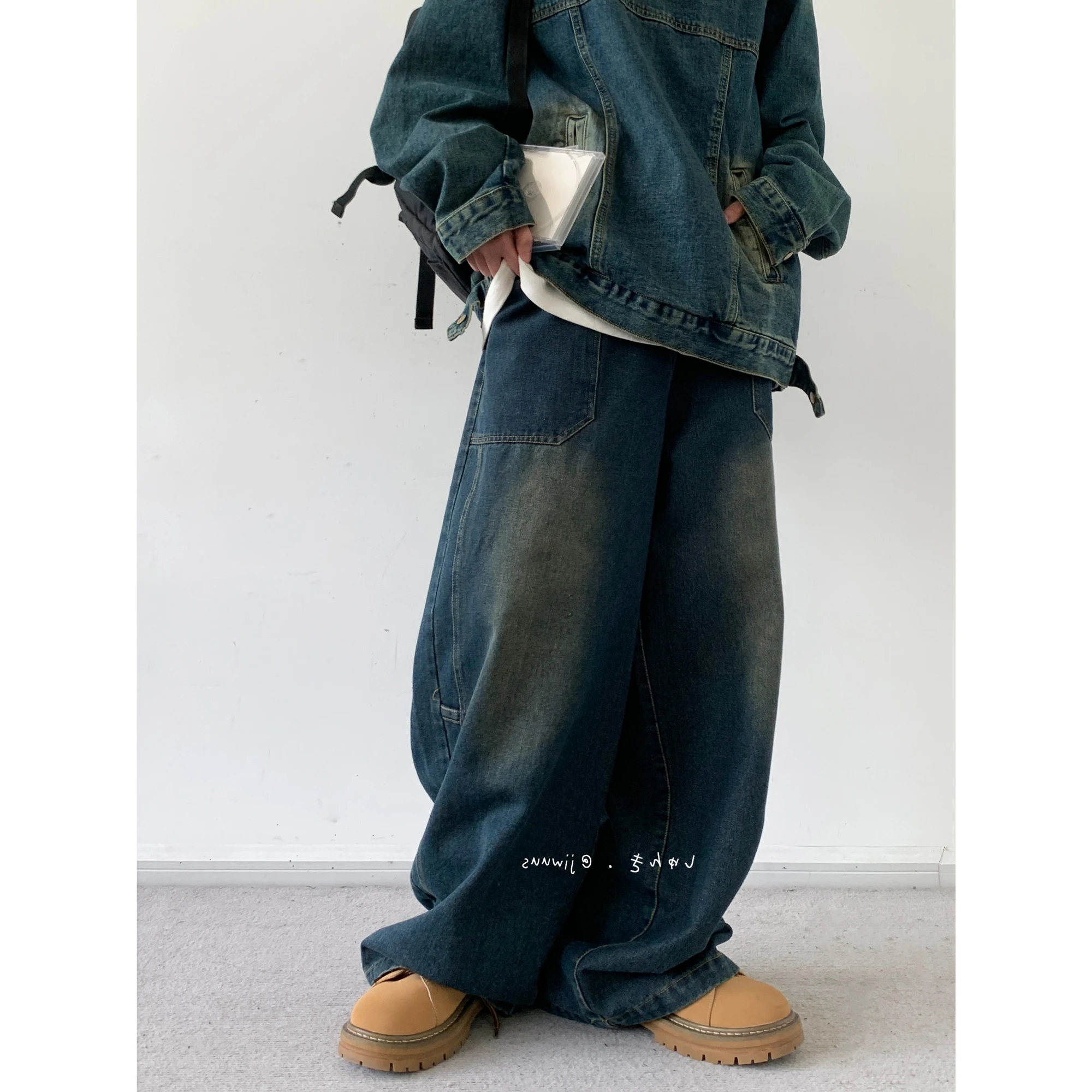 Cityboy Vintage Washed Distressed Denim Jeans Men's Casual Loose Straight Cut Versatile Workwear Long Pants Spring Autumn
Cityboy Vintage Washed Distressed Denim Jeans Men's Casual Loose Straight Cut Versatile Workwear Long Pants Spring Autumn
