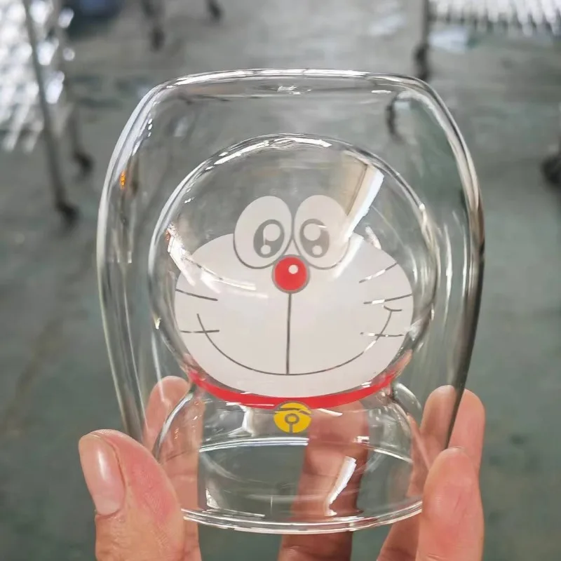 Doraemons Cute Cartoon Double-layer Glass Cup Heat-insulated Anti-scald Coffee Milk Water Cup Perfect for Holiday Gift Giving
Doraemons Cute Cartoon Double-layer Glass Cup Heat-insulated Anti-scald Coffee Milk Water Cup Perfect for Holiday Gift Giving