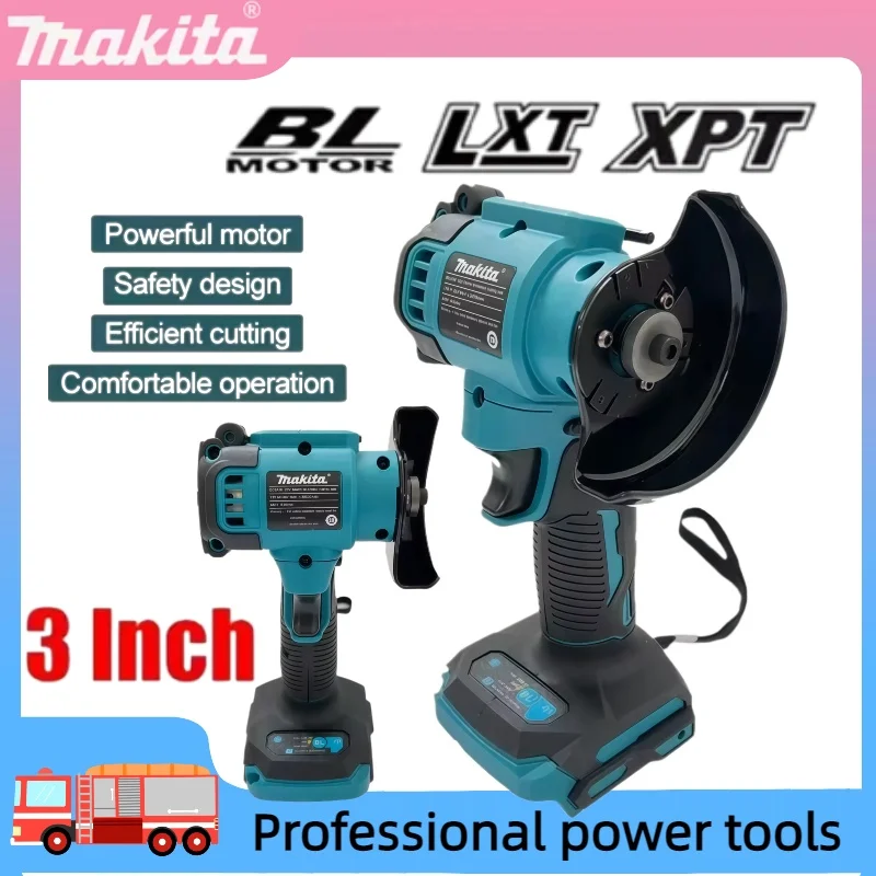 Makita Cordless Angle Grinder 3 Inch Angle Grinder Cordless 3 Inch Electirc CUT OFF Cutting Circular Saw Power Tool
Makita Cordless Angle Grinder 3 Inch Angle Grinder Cordless 3 Inch Electirc CUT OFF Cutting Circular Saw Power Tool
