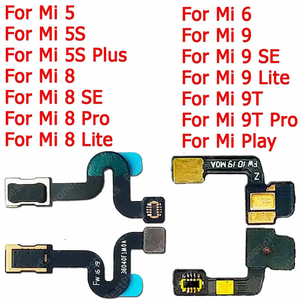 For Xiaomi Mi 5 5S Plus 6 8 SE 9 Lite 9T Pro Play FlashLight Ribbon Connector Distance Ambient Replacement Proximity Sensor
For Xiaomi Mi 5 5S Plus 6 8 SE 9 Lite 9T Pro Play FlashLight Ribbon Connector Distance Ambient Replacement Proximity Sensor