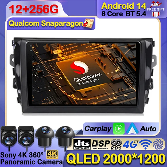 Android 14 For Zotye T600 2014 - 2019 Car Radio Multimedia Video Player Navigation GPS 4G+WIFI Wireless Carplay Auto 360 Camera
Android 14 For Zotye T600 2014 - 2019 Car Radio Multimedia Video Player Navigation GPS 4G+WIFI Wireless Carplay Auto 360 Camera