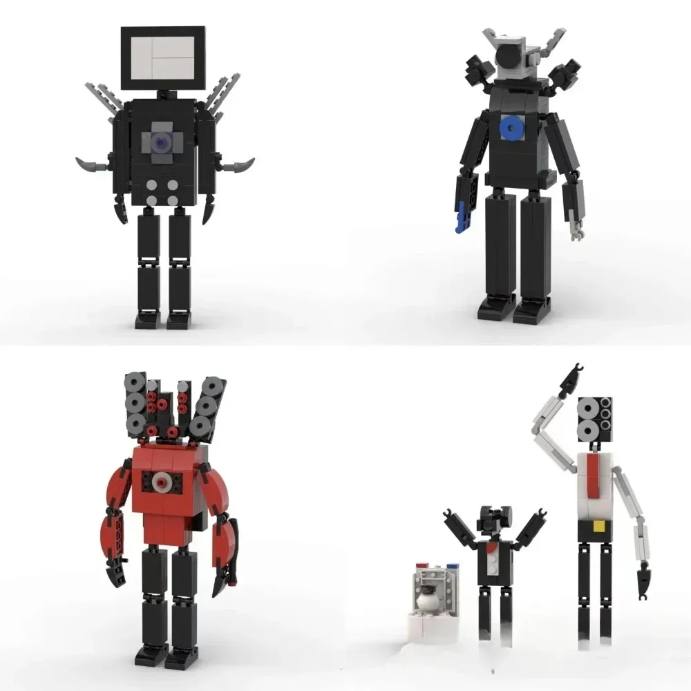Man Building Block Moc Blocks Skibidi Toilet Game Toys DIY Figures of Toilet Man Vs Monitor
Man Building Block Moc Blocks Skibidi Toilet Game Toys DIY Figures of Toilet Man Vs Monitor