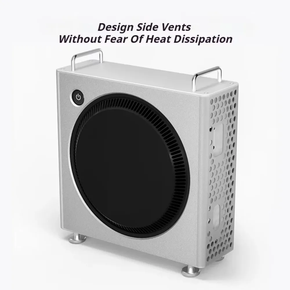 Heat Dissipation Computer Case Shockproof Dustproof Desktop Chassis Stand Aluminum Alloy 2in1 Design for Mac Mini M4/M4 Pro
Heat Dissipation Computer Case Shockproof Dustproof Desktop Chassis Stand Aluminum Alloy 2in1 Design for Mac Mini M4/M4 Pro