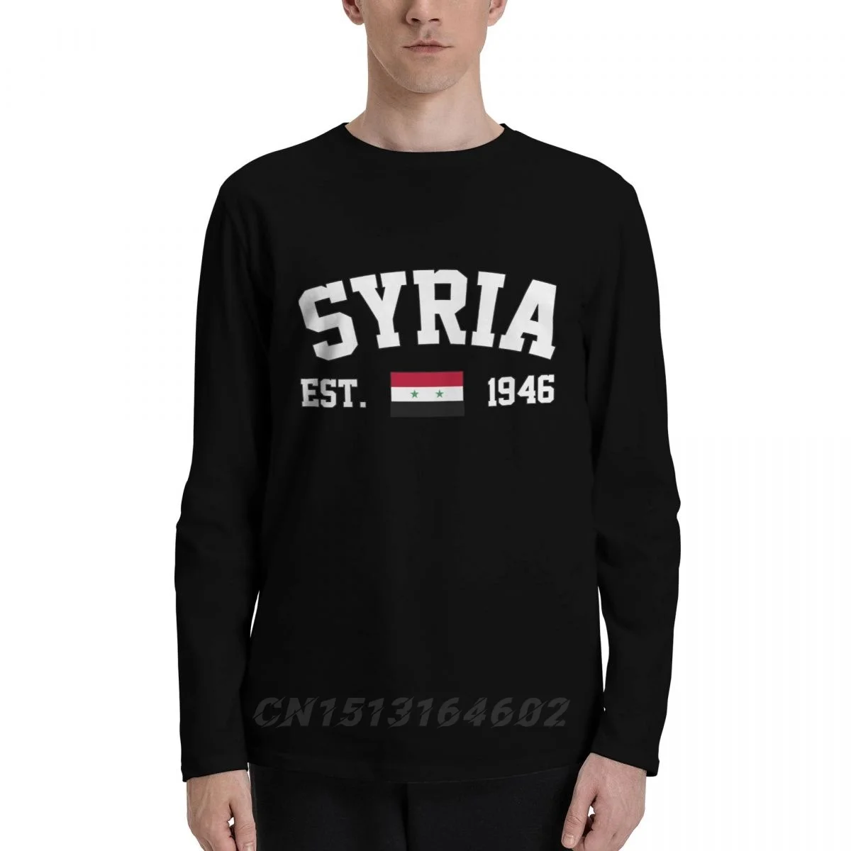 Флаг Сирии из 100% хлопка с EST. Годовые осенние футболки с длинным рукавом для мужчин и женщин, одежда унисекс, футболка LS, топы, футболки
Флаг Сирии из 100% хлопка с EST. Годовые осенние футболки с длинным рукавом для мужчин и женщин, одежда унисекс, футболка LS, топы, футболки