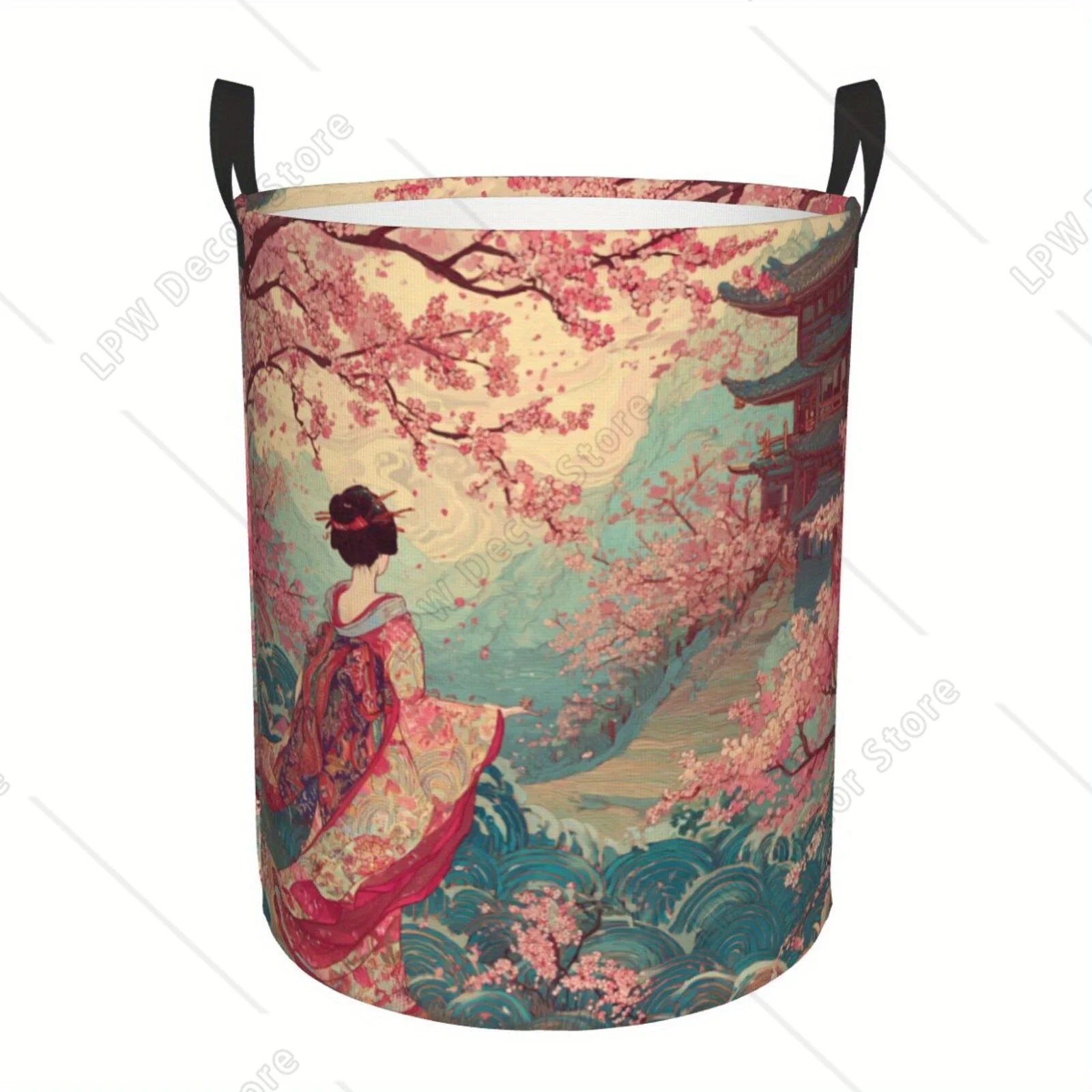 Японская корзина для белья с цветочным узором «Цветущая вишня» (Гейша), складная корзина для одежды, компактный органайзер для хранения для дома
Японская корзина для белья с цветочным узором «Цветущая вишня» (Гейша), складная корзина для одежды, компактный органайзер для хранения для дома