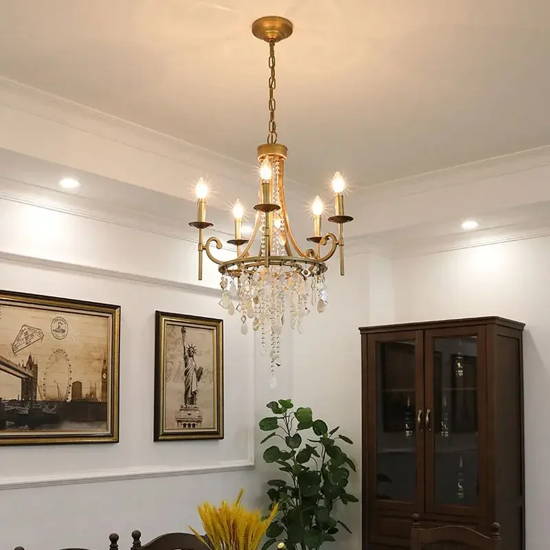 Американская хрустальная люстра-дуплекс - ретро-французский дизайн для гостиной и лестницы виллы
Американская хрустальная люстра-дуплекс - ретро-французский дизайн для гостиной и лестницы виллы