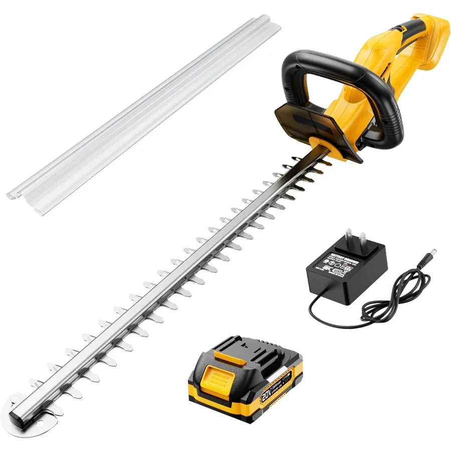 20V Cordless Hedge Trimmer 22Inch Electric Bush Trimmer 5 8 Cutting Capacity Battery Powered Lightweight Handheld Shrub Trimmer
20V Cordless Hedge Trimmer 22Inch Electric Bush Trimmer 5 8 Cutting Capacity Battery Powered Lightweight Handheld Shrub Trimmer