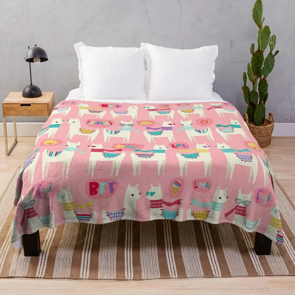 Tween Llamas on Pink Throw Blanket Soft Big christmas decoration Giant Sofa Travel Blankets
Tween Llamas on Pink Throw Blanket Soft Big christmas decoration Giant Sofa Travel Blankets