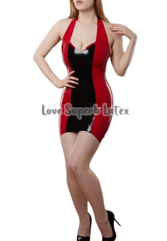 customized Womens Latex sexy handmade rubber Halter Neck Dress thickness clubwear cosplay Halloween
customized Womens Latex sexy handmade rubber Halter Neck Dress thickness clubwear cosplay Halloween