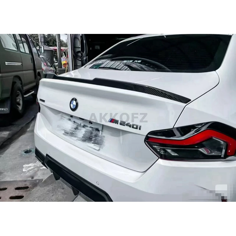 For BMW 2 Series G42 M235i M240i Coupe 2022 VS style Carbon Fiber FRP Car Rear Trunk Spoiler Wing Body Kits
For BMW 2 Series G42 M235i M240i Coupe 2022 VS style Carbon Fiber FRP Car Rear Trunk Spoiler Wing Body Kits