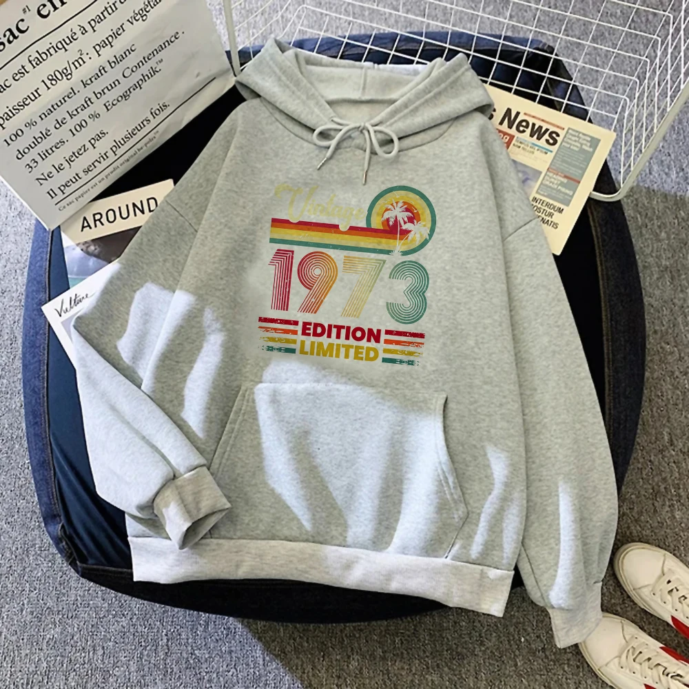 Born in 1973 hoodies women harajuku Fleece sweatshirts clothing female Kawaii Hooded Shirt
Born in 1973 hoodies women harajuku Fleece sweatshirts clothing female Kawaii Hooded Shirt