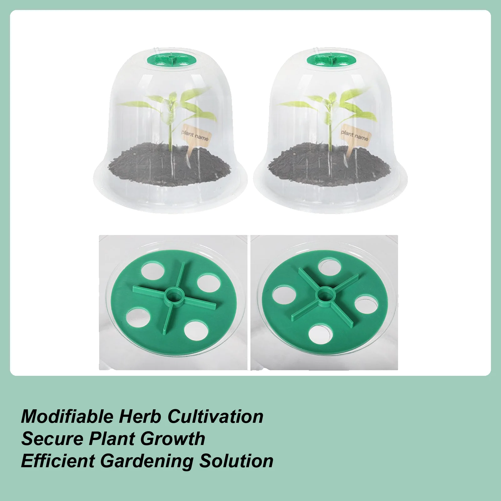 Reuseable Insulation Covers Plant Planter Protection Covers Moisturizing Humidity Insect Control Garden Vegetable Dome Cloche
Reuseable Insulation Covers Plant Planter Protection Covers Moisturizing Humidity Insect Control Garden Vegetable Dome Cloche