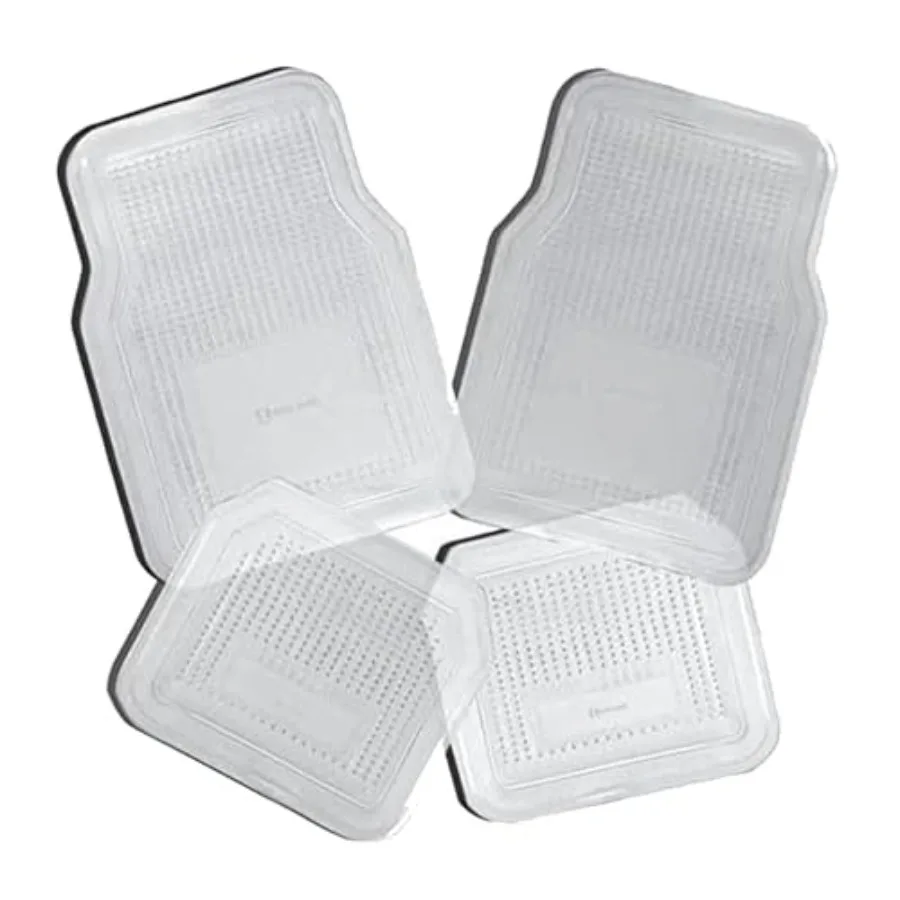 Car Floor Mat - Clear All Weather Floor Mat - Heavy Duty Weather Protection Mats Universal Fit 4pc Front and Rear Non Slip Car
Car Floor Mat - Clear All Weather Floor Mat - Heavy Duty Weather Protection Mats Universal Fit 4pc Front and Rear Non Slip Car