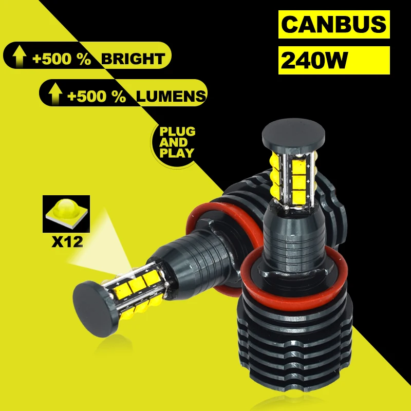 2pcs CANBUS 240W White LED Car Angel Eyes Marker Lights Bulbs error free For BMW X5 X5M E70 X6 X6M E71 2007-2011 Auto DRL Lamp
2pcs CANBUS 240W White LED Car Angel Eyes Marker Lights Bulbs error free For BMW X5 X5M E70 X6 X6M E71 2007-2011 Auto DRL Lamp