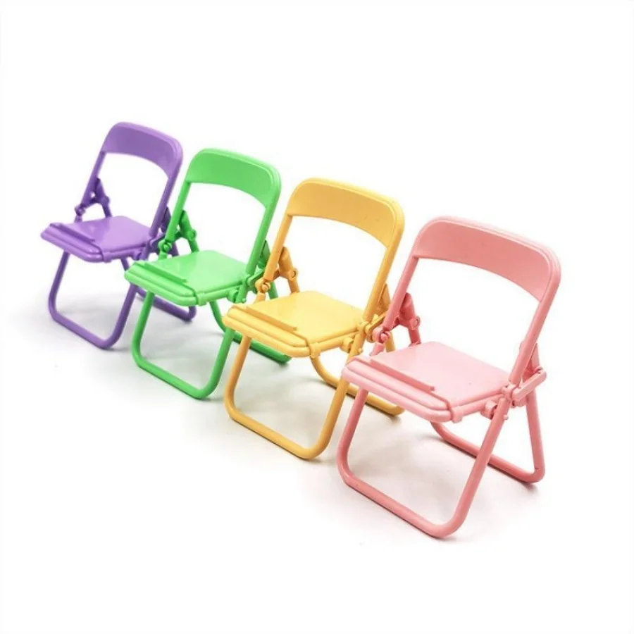 Cute Mini Folding Chair Phone Stand, 4 Random Colors, Desktop Cellphone Holder for Video Watching
Cute Mini Folding Chair Phone Stand, 4 Random Colors, Desktop Cellphone Holder for Video Watching
