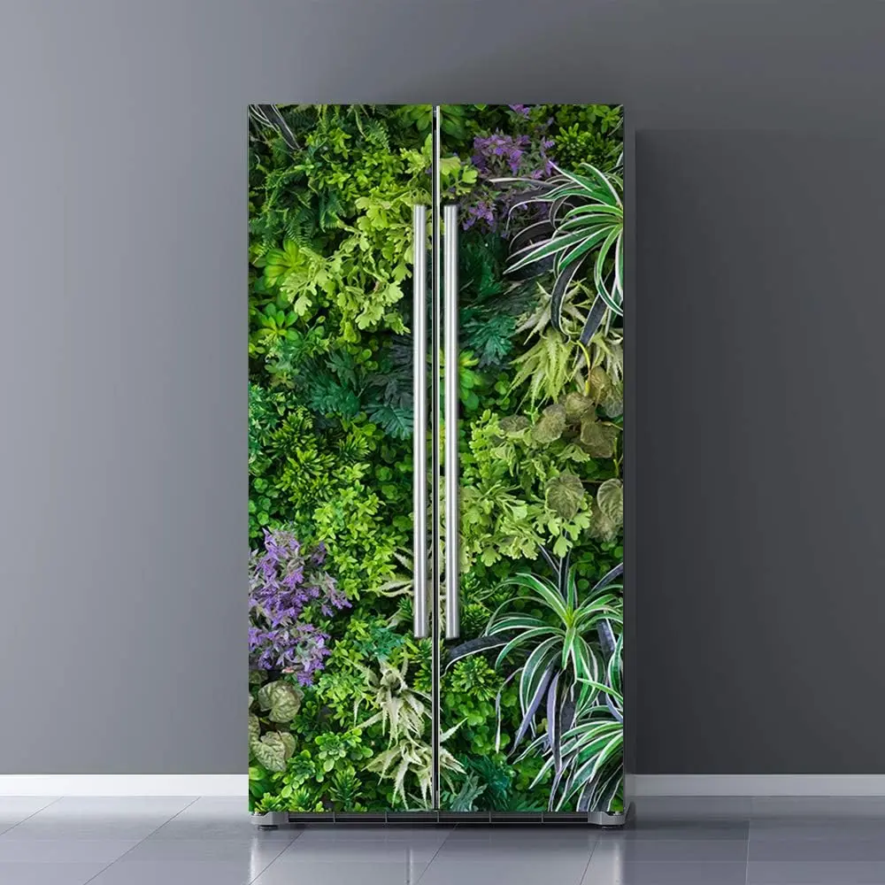 Nature Art Self Stick Vinyl Door Mural Sticker, Peel and Stick Removable Refrigerator Wrap Decal Green Leaves
Nature Art Self Stick Vinyl Door Mural Sticker, Peel and Stick Removable Refrigerator Wrap Decal Green Leaves