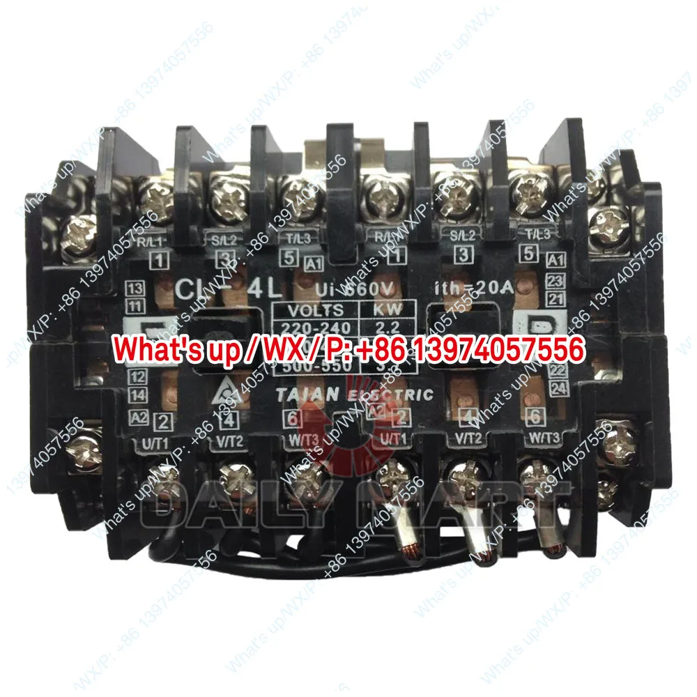 Новый контактор TAIAN CL-4L AC24V с корпусом 380V-
Новый контактор TAIAN CL-4L AC24V с корпусом 380V-