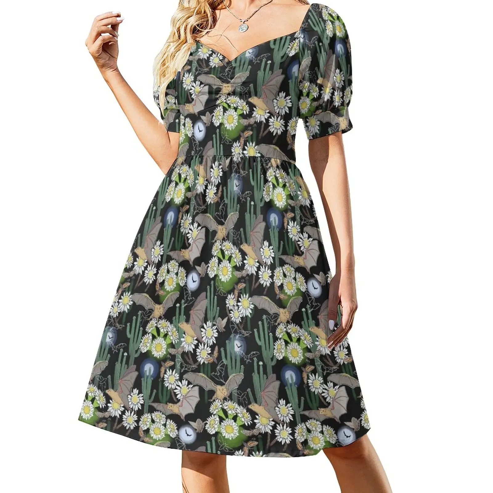Bats, Moths and Cactus Flowers in Desert Moonlight Dress Dress woman prom clothes loose women's dress dresses for prom
Bats, Moths and Cactus Flowers in Desert Moonlight Dress Dress woman prom clothes loose women's dress dresses for prom