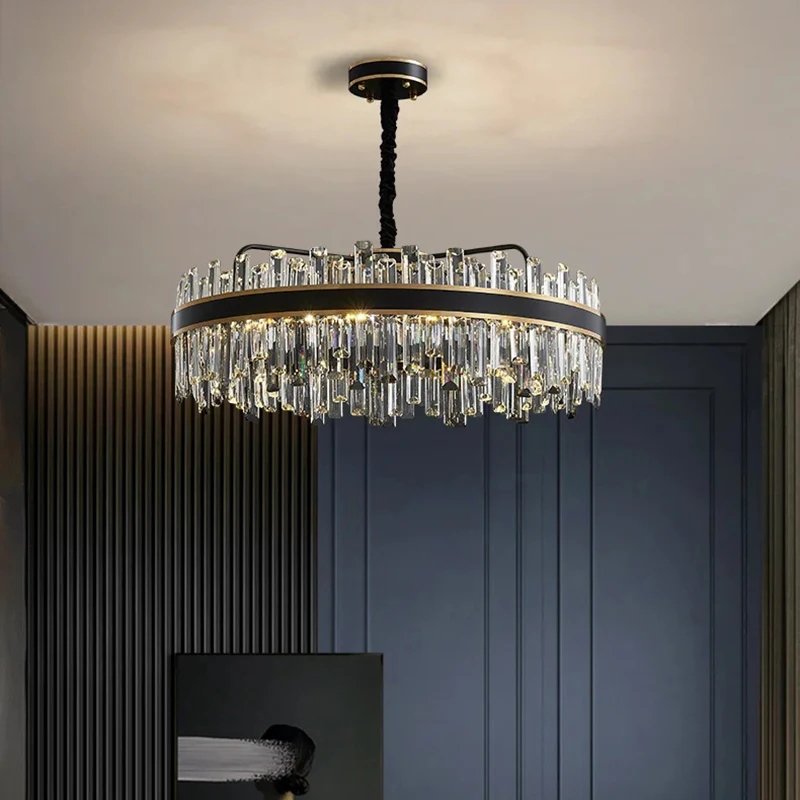 Modern Indoor Round Lighting Crystal Chandelier Light Point Luxury Living Room Decoration For Dining Room Living Room Lamp
Modern Indoor Round Lighting Crystal Chandelier Light Point Luxury Living Room Decoration For Dining Room Living Room Lamp