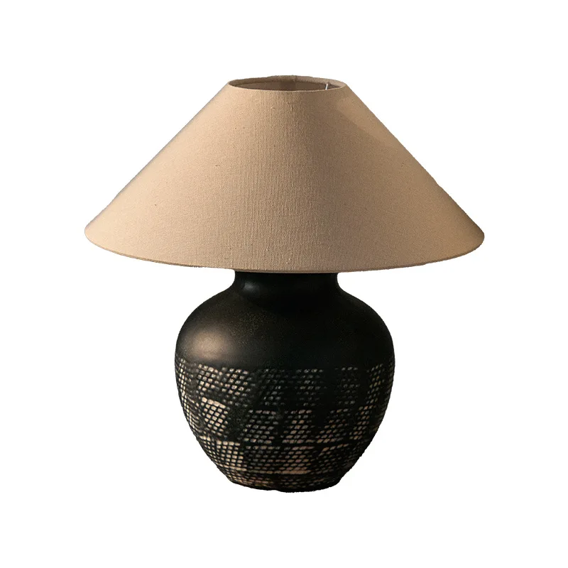 Wabi Sabi Wind Pottery Table Lamp Homestay Retro Simple Premium Japanese Entrance Hotel Living Room Bedroom Atmosphere
Wabi Sabi Wind Pottery Table Lamp Homestay Retro Simple Premium Japanese Entrance Hotel Living Room Bedroom Atmosphere